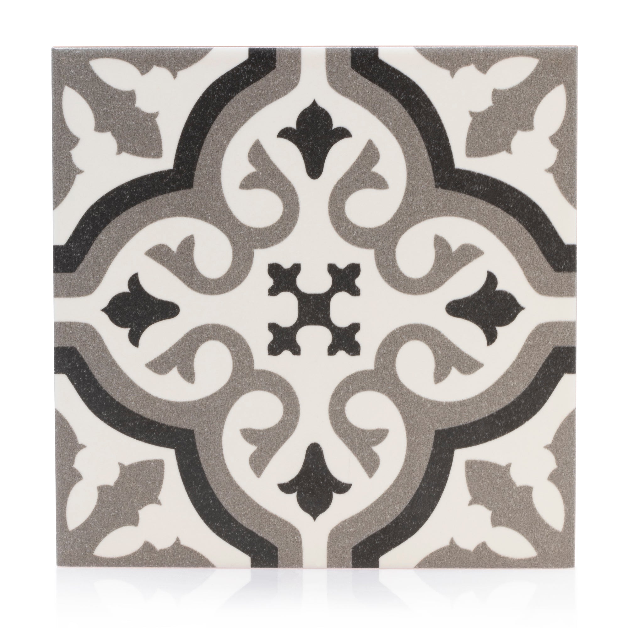8x8 Tradition White Ceramic Tile - Industry Tile
